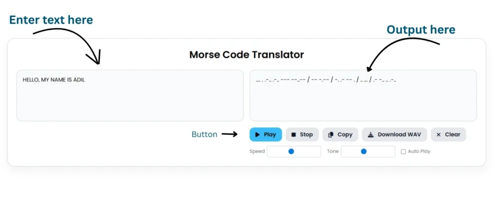 morse code translator banner