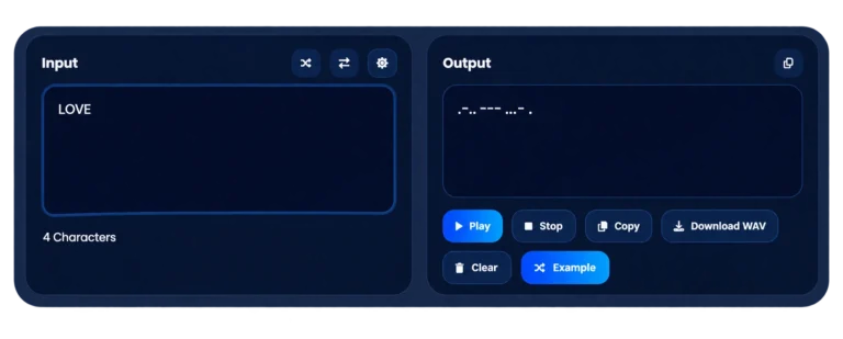 text to morse code translator
