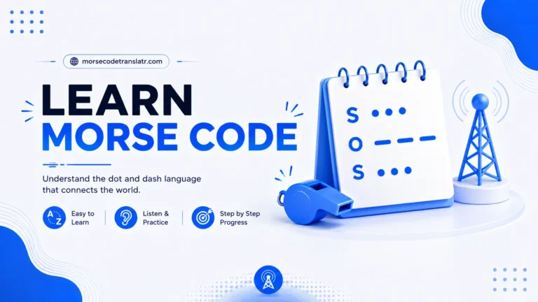 Learn Morse Code step by step